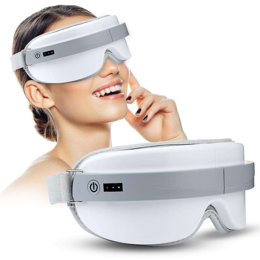 Eye Massager Bluetooth Connect from Phone Music Electric Hot Compress Wireless Care Instrument Fatigue Reliever Device