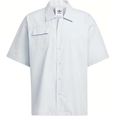 Originals Three Leaves Collar  Workwear Casual Short Sleeve Shirt HU1239