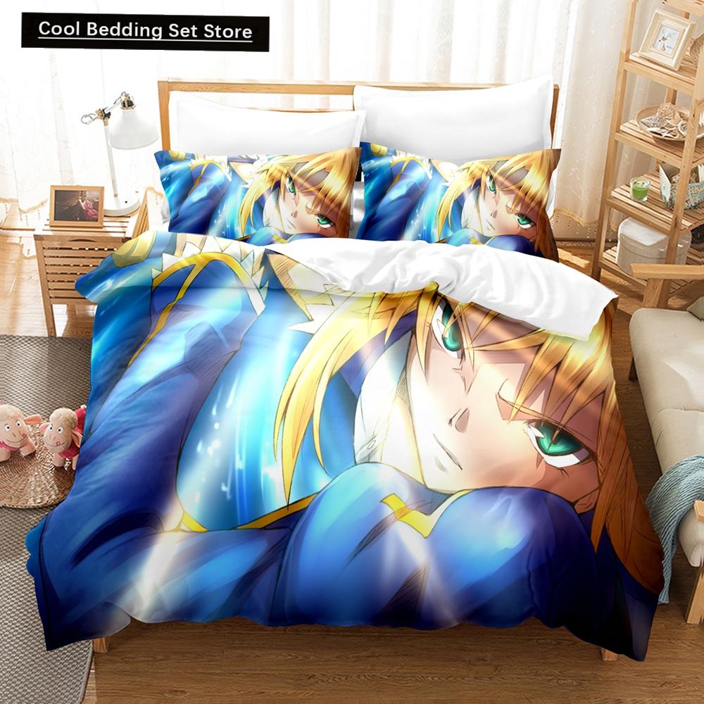New Fate/stay night Unlimited Blade Works Bedding Sets Duvet Cover Set With Pillowcase Twin Full Queen King Bedclothes Bed Linen