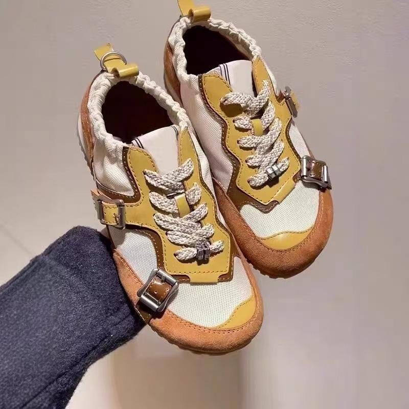 

Thick-soled ugly dad shoes women s summer new breathable versatile non-slip casual soft-soled mountaineering 40 жёлтый