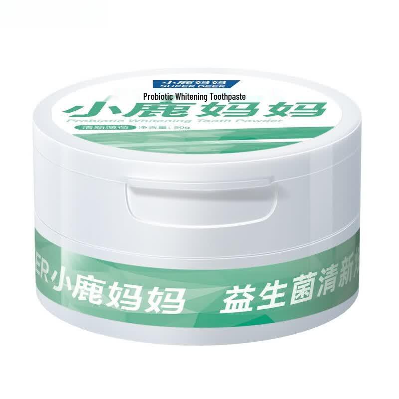 Little Deer Mother Probiotic Fresh Mint Tooth Powder