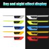 2pcs Car Side Fender Reflective Safety Strip Stickers Auto Warning Reflector Tape For Honda Civic Accord Jazz City CR-Z Insight RF6