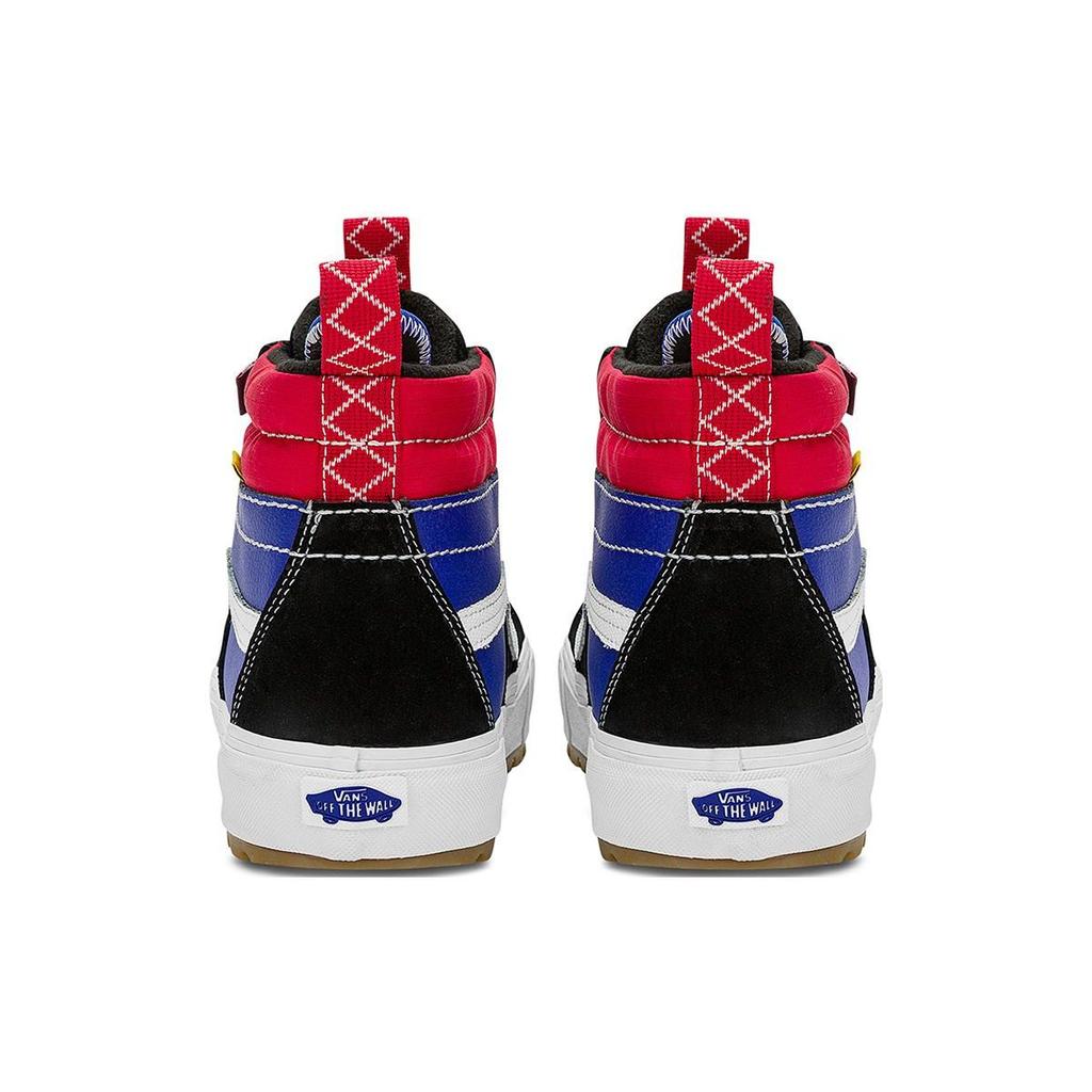 Vans Sk8 Mte Trendy Casual Vysoké Skate Boty Unisex Tenisky Černá Bílá Modrá VN0A5HZZBRA