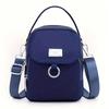 1PC Lady Casual Messenger Bag  Solid Color Multi-function Purse Multi-layer Lightweight Oxford Handbag  Suitable for Going Out