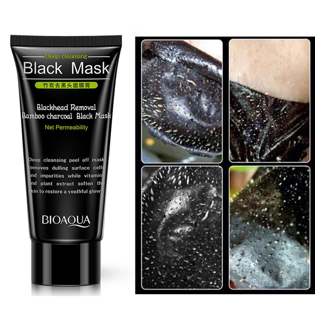 Nettoyage en profondeur 60g soins des points noirs Peel noir acné contrôle de l'huile hydratant soin de la peau masque crème