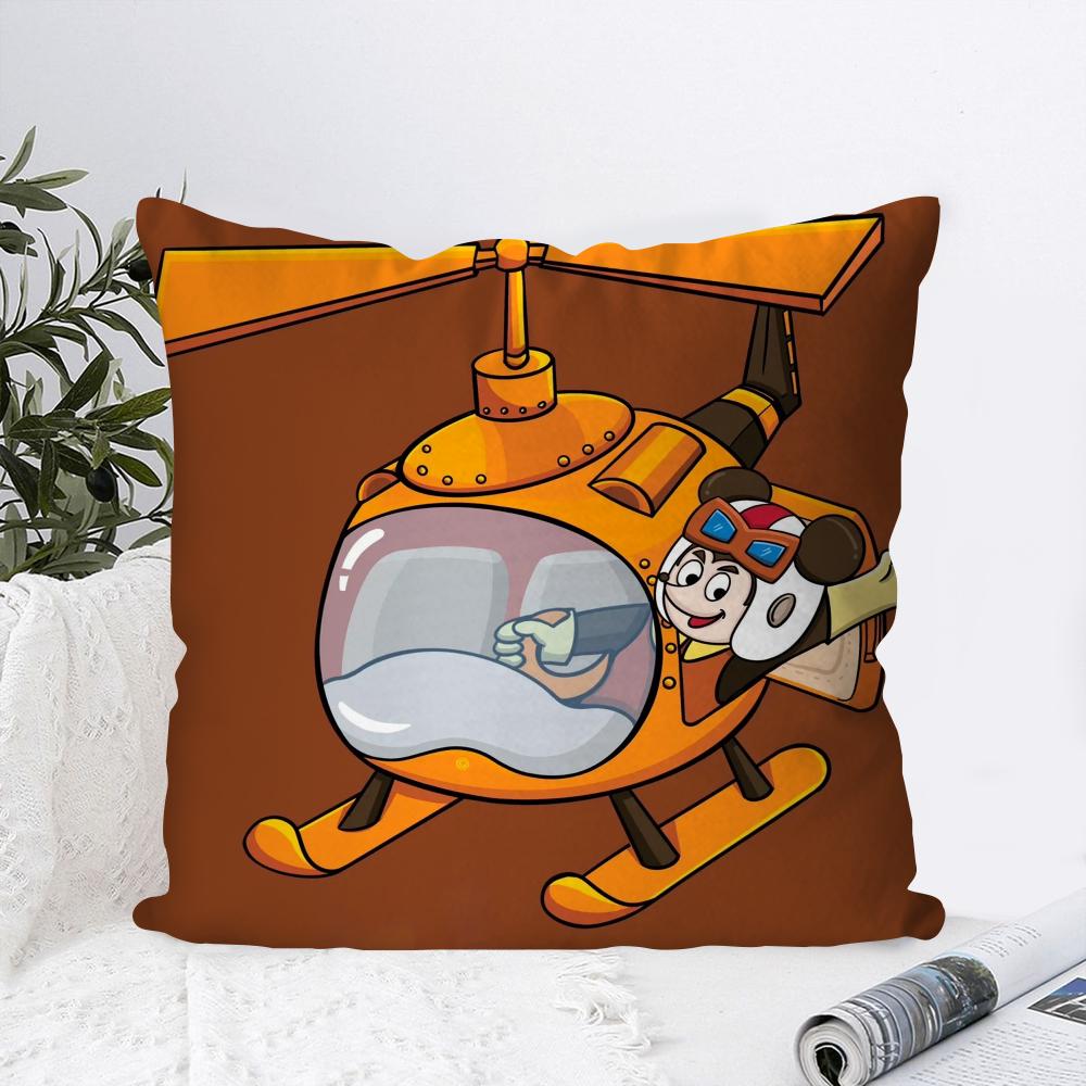 S-Shuke B-Beita Animation Pillow Case Square Pillow Bedroom Sofa Leisure Comfort Cushion Car Living Room Home Decoration