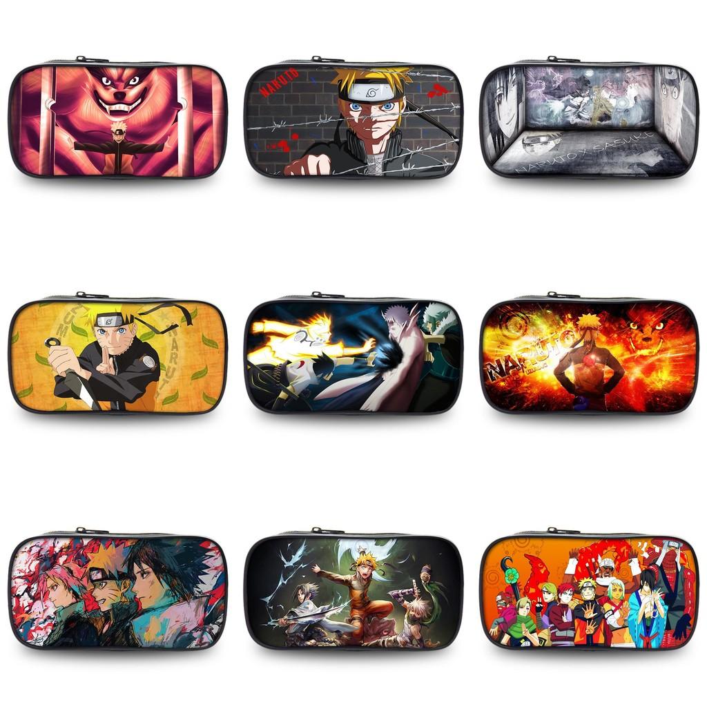 Naruto Anime Character Print Student Single Layer Stationery Storage Bag For School And Home Use