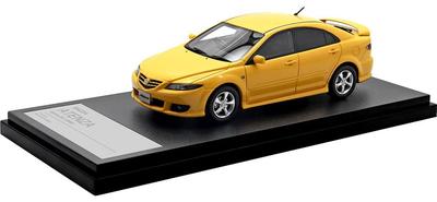 INTERALLIED Hi Story 1/43 Scale Mazda Atenza Sports 23S (2000) Canary Yellow Mica Finished Product