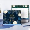 2026 Desk Calendar - Standing Flip Desktop Calendar 2026, 9.8" x 8.3", JAN. 2026 - DEC. 2026, Desktop Calendar, Lined Memoranda Pages, Twin-Wire