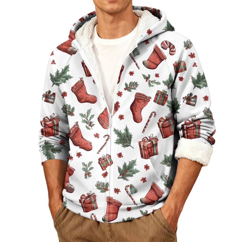 Men's Casual Warm Hooded Jacket