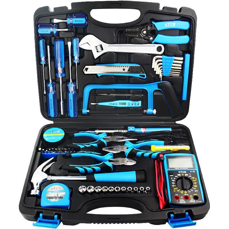 Handwerker Heimwerkzeugset: Elektrikerwerkzeugkasten mit Multimeter für elektrische Reparaturen & Studentenausbildung