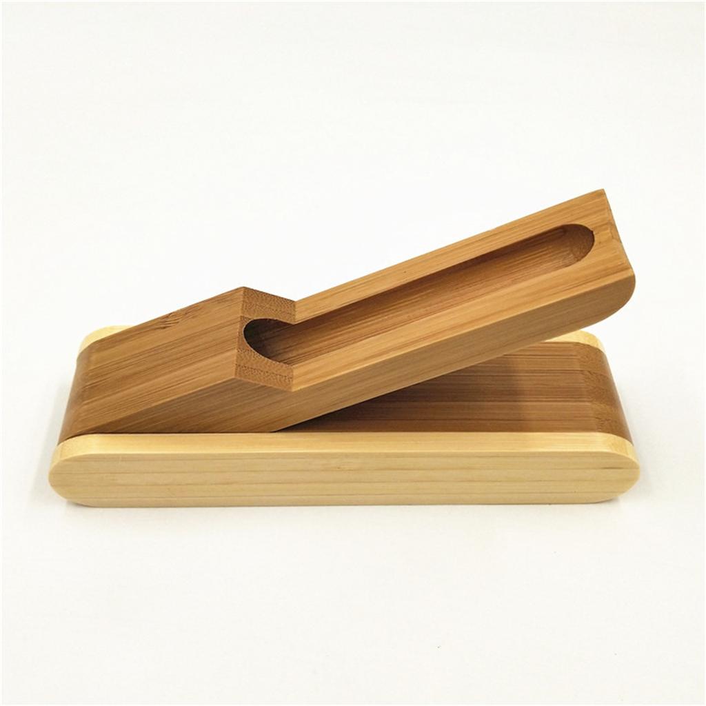 Bamboo Pen Holder Modern Pencil Bag Cover for Keeping Single Steel Pens Safe