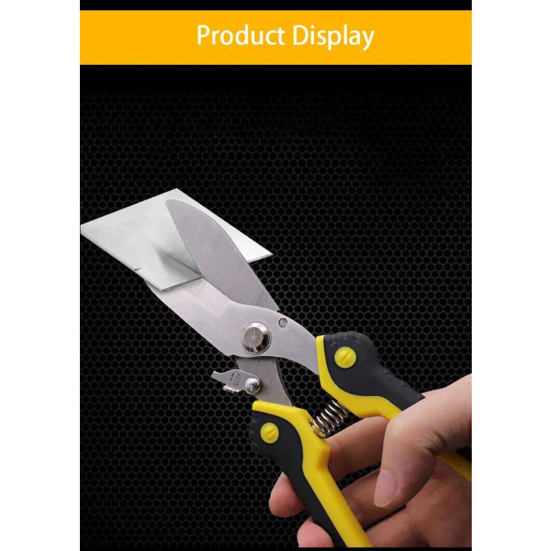 8inch Stainless Steel Sharp Blade Garden Shears PP+TPR Handle Bypass Professional Electrician's Iron Wire Cutting Tool Scissors