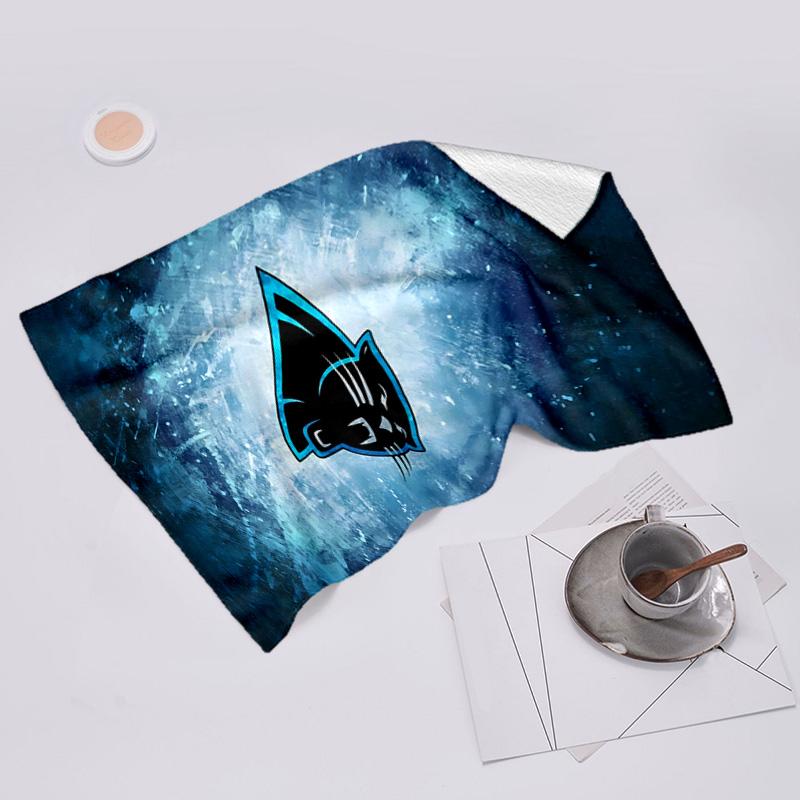 Proof Beach Towel with Carolina Panthers Pattern - Soft,absorbent,quick-drying,machine Washable - Perfect for Swimming,camping,bathing