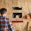 Oil Funnel Storage Rack 2 Pieces Organizer Storage Rack Wall Mount Stand For Camping Shed Breakroom Workshop Home Trailer