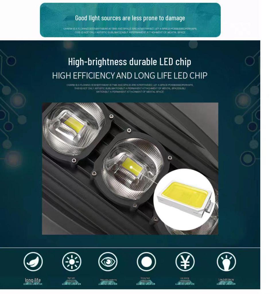 LED Outdoor Courtyard and Road Street Light Head - New Rural Household Cantilever Lighting