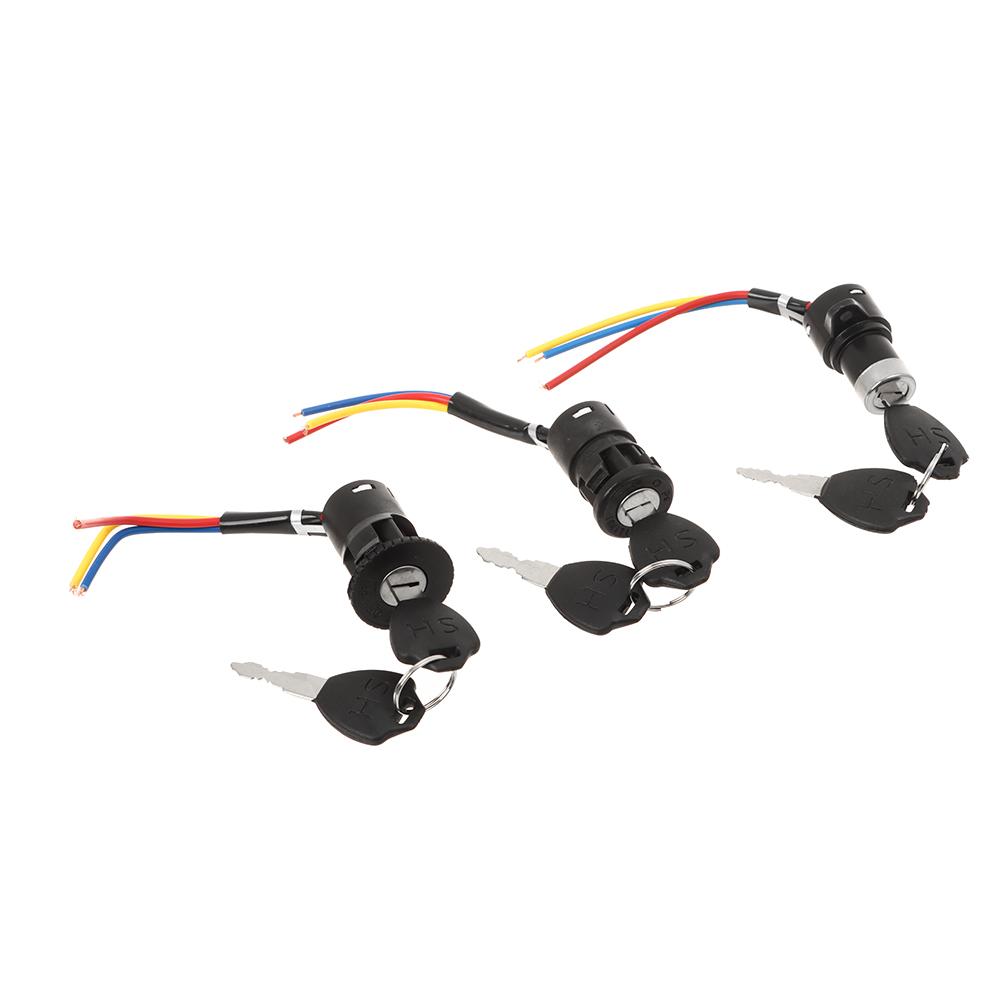 Power Locks Electric Scooter Lock Cycling Parts Ignition Switch Dustproof Lock Key Power Lock