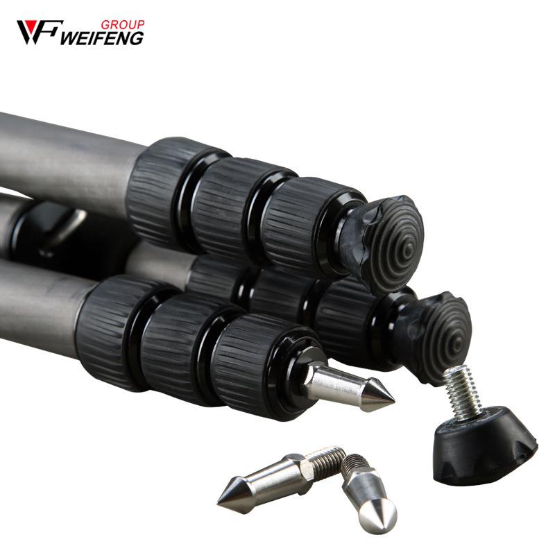 Weifeng C6620A Carbon Fiber Lightweight DSLR Camera Tripod