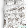 3pcs Bedding Set Cute Cartoon Dinosaur Kawaii Home Textile Duvet Cover Pillow Case Boy Kid Teen Girl Bedding Covers Set