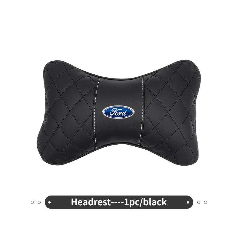 EUEX2 Universal Car Seat Headrest Neck Pillow Lumbar Back Support For Ford Escort KA Flex Everest KA Expedition Falcon Fusion
