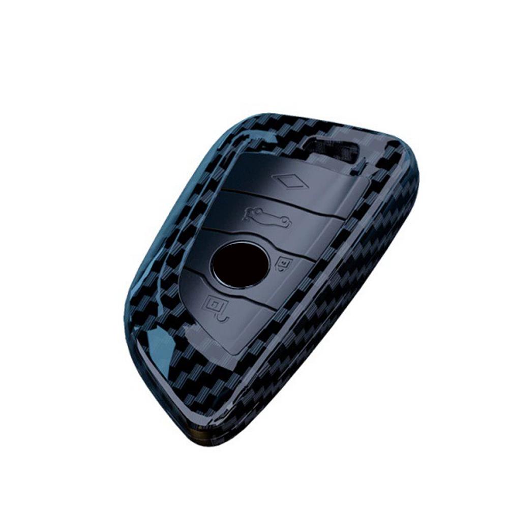 

Carbon Fiber Car Key Case ABS Cover Protected Fob Type B