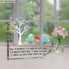 2D Flat - Single Piece 2D Flat Friendship Gift for Pals, Heart-Shaped Acrylic Plaque Featuring a Tree Design, Suitable for Home And Office Decoration,