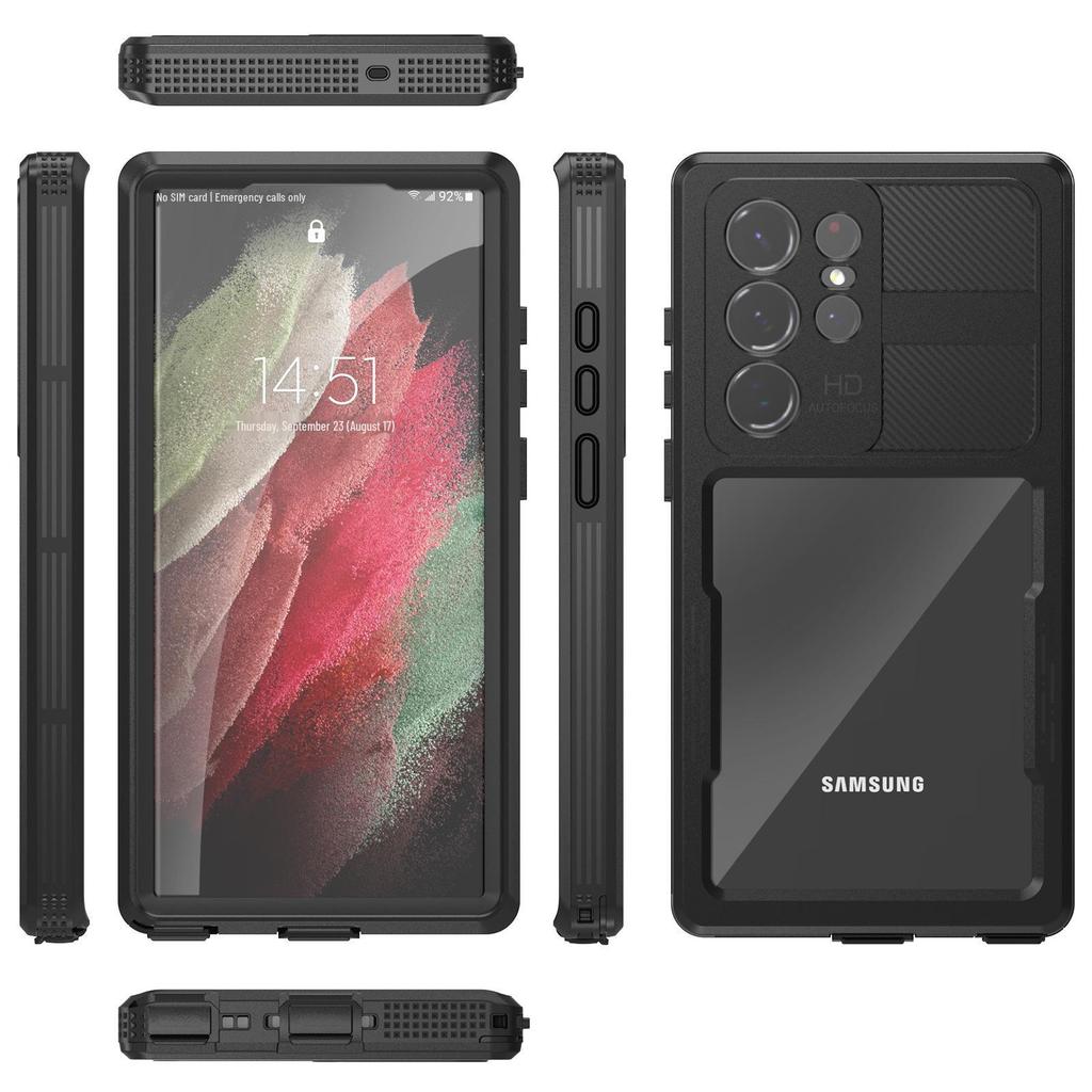 Mars War God Samsung S23 Ultra Waterproof Transparent Diving Protective Case