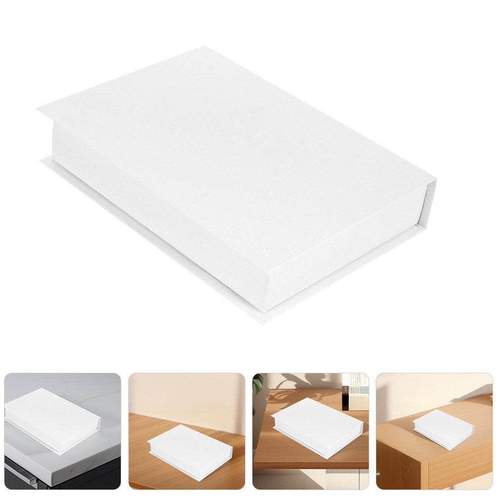 

3Pcs Faux Books Decorative Set Realistic Blank Aesthetic Home Office Library Shelf Coffee Table Entryway Vintage Farmhouse 24X16.5X3CM