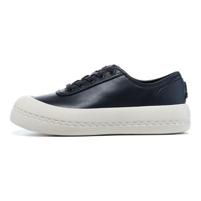 1990 Mysterious Chain Thick Sole Height Increasing Casual Non-Slip Wear-Resistant Low-Top Skate Shoes Women Sneaker Black ALHT038-2