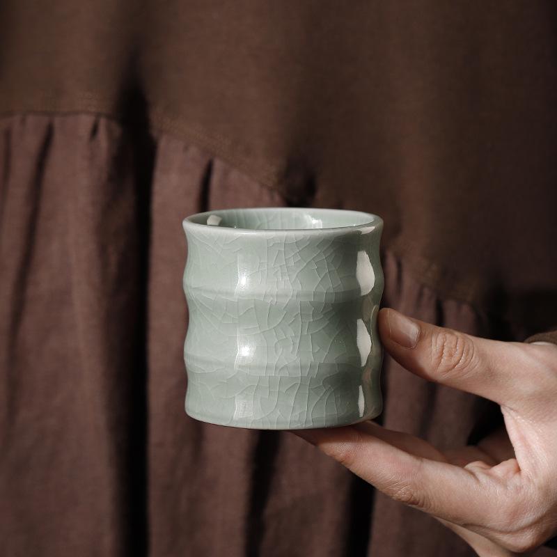 Splendid Shanhe Ceramic Teacup Set with Hand Gift Tea Cup Gift Box High-end Master Cup Business Company Gifts