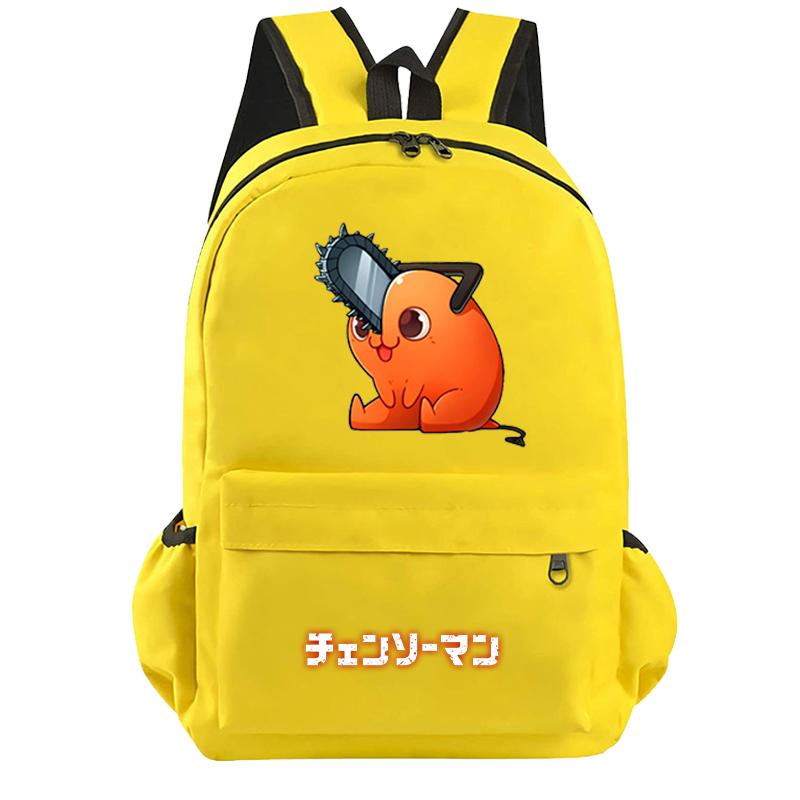 Anime Chainsaw Man Rucksack für Jungen Mädchen Hildren Zurück zur Schule Schultasche Student Kawaii Rucksack Luffy Nami Lysop Leichte Taschen