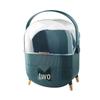Elegant Portable Dustproof Cosmetic Storage Box with Large Capacity