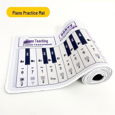 Electronic Keyboard Piano Practice Pad with Standard 88 Keys for Beginners and Children’s Music Lessons