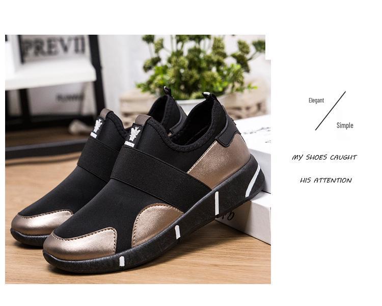 2024 Spring Women's Casual Slip-On Flat Shoes: Outdoor Sporty Dad Style