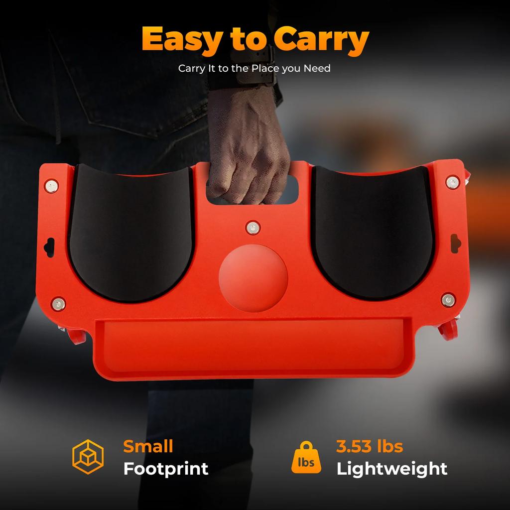 Movable Knee Pad Rolling Knee Cart With 5 Swivel Castors Collapsible Frame Roll-Up Knee Pads For Auto Repair Protect Knees