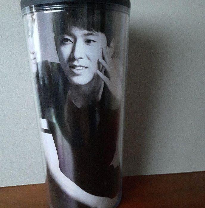 [USED] TVXQ merchandise: bag, 2 tumblers, mug, tissues, staff pass