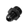 uxcell AN6-M18*1.5 Cooler Fittings, Male Metric Threaded Fittings, Adapter, Straight Hose End, Aluminum Alloy, Fitting Adapter, For Cars, Black