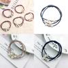 Korean Version Of The Three-strength Rubber Band High-elastic Pearl Head Rope For Women And Girls