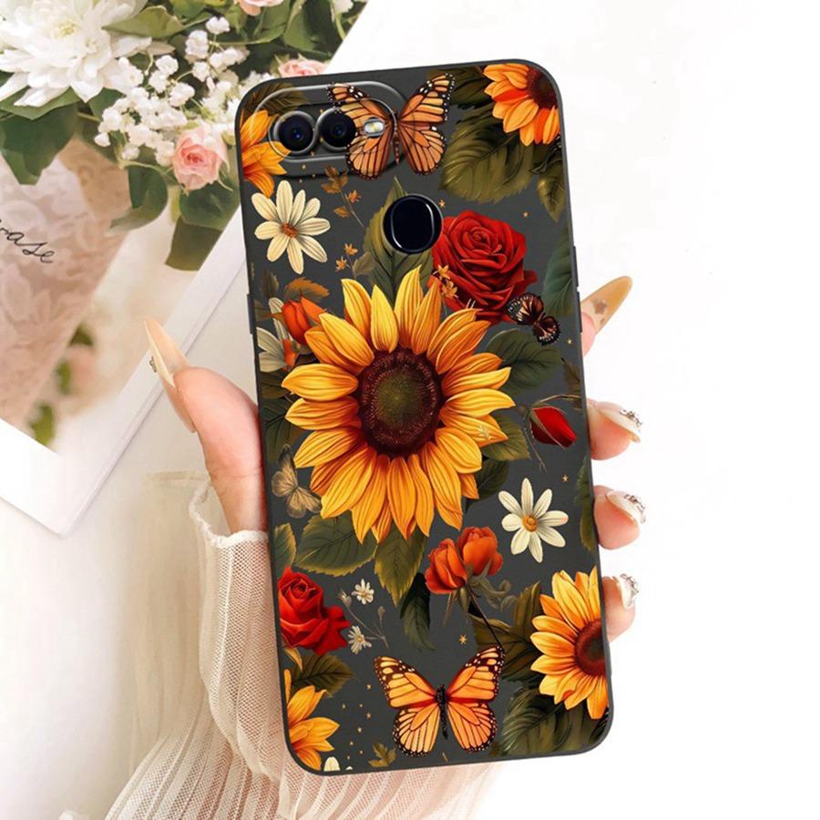For OPPO F9 F 9 Pro Case Cute Rabbit Painted Soft Back Cover for OPPOF9 F 9 Cases CPH1823 CPH1881 Silicone Bumper Shell