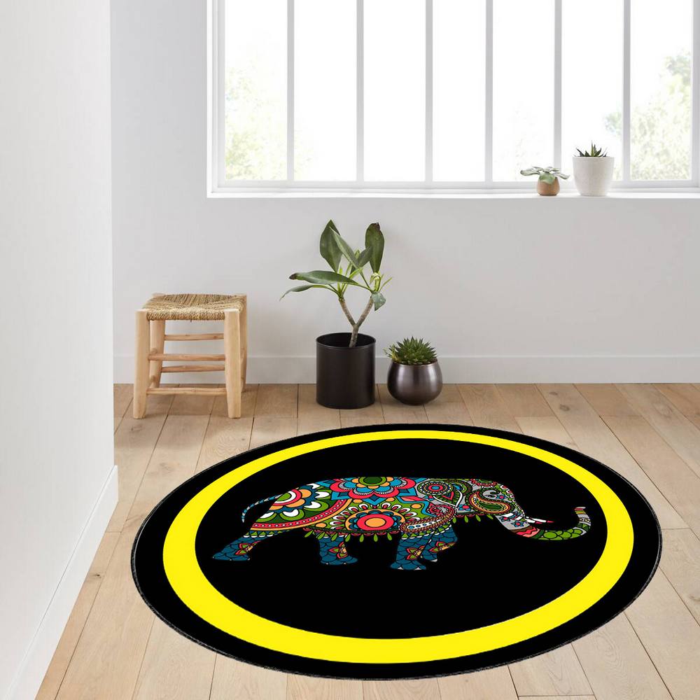 

Mosimoso Home RC1414 Ковер с принтом на подошве в горошек 100x100 cm