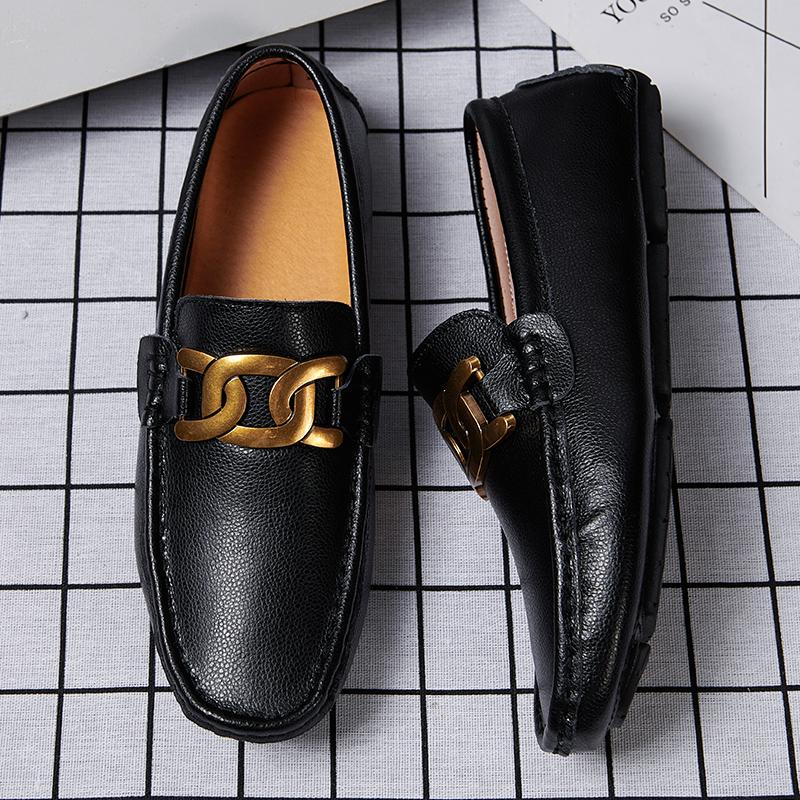 Fashion Mens Women Designer Driving Genuine Leather Man Luxury Loafers Moccasin Boat for Men Casual Dress Wedding Shoes Footwear