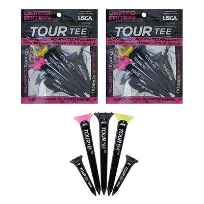 TOUR TEE Tour Tee Combo Noir 80mm x 3 45mm x 2 Tees de Golf de [Produit Authentique] T-490-880 (Ensemble 2)