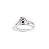 Elegant Fancy Designer Silver Earring Ring for Women Natural Precious Diffusion Sapphire Gems Fine Jewelry Wedding Party Gift