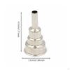 9 Mm Round Nozzle Polished Metal Heating Tip Silver Finish Heat Attachments