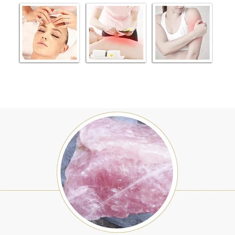 Natürliches Rosenquarz Gua Sha Schabmassagegerät Pilzform Kristall Guasha Stein Für Spa Entspannende Meditation Massagegerät