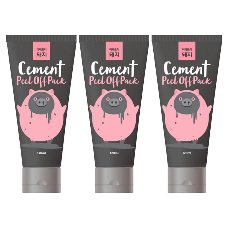 Mefactory Pig Cement Peel-Off Pack, 1 Pcs, 3 Pcs