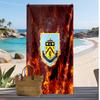 Burnley Fußball Druck Strandtuch, Großes Weiches Schnelltrocknendes Handtuch für Strand Camping Schwimmen