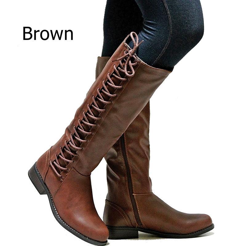 Autumn and Winter Thin and Smooth  Boots European and American Fashion