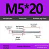 Aluminum Blind Rivets & Nuts - Black Round Head, Extended Shank, M4/M5/M6