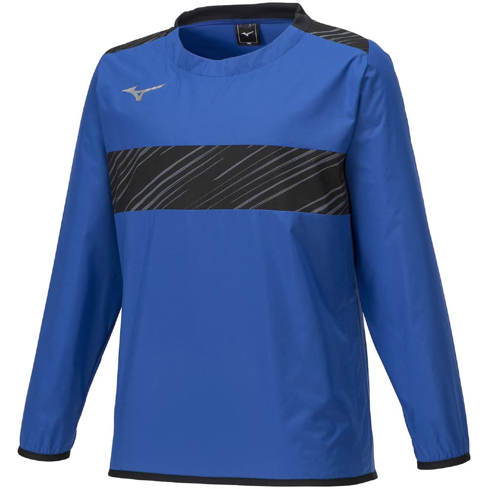 Mizuno Soccer Junior Piste Long Turkish Size 160 Wear, Shirt, Sleeve, Water-Repellent, P2MEA400, Kids, Blue,
